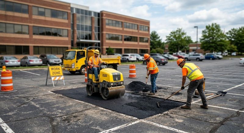 Church Parking Lot Repair in Savannah, GA
