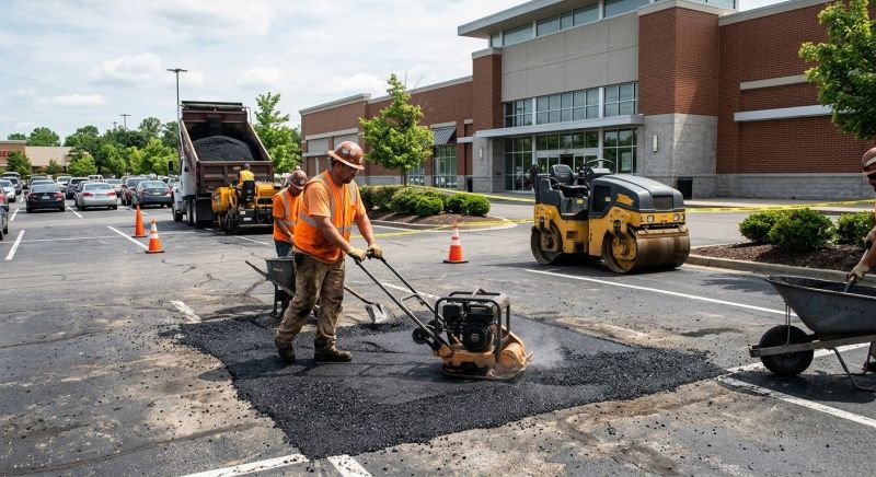 Church Parking Lot Repair in Savannah, GA