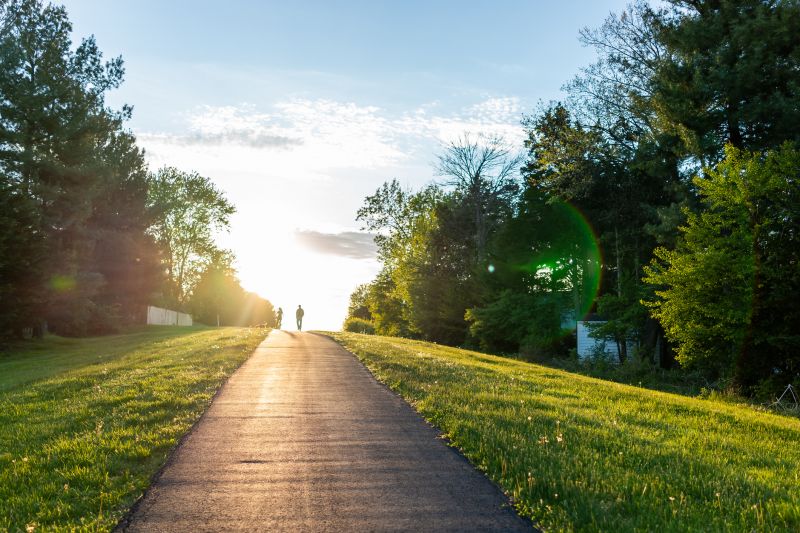 Residential Asphalt Pathway